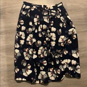 Renamed print midi skirt